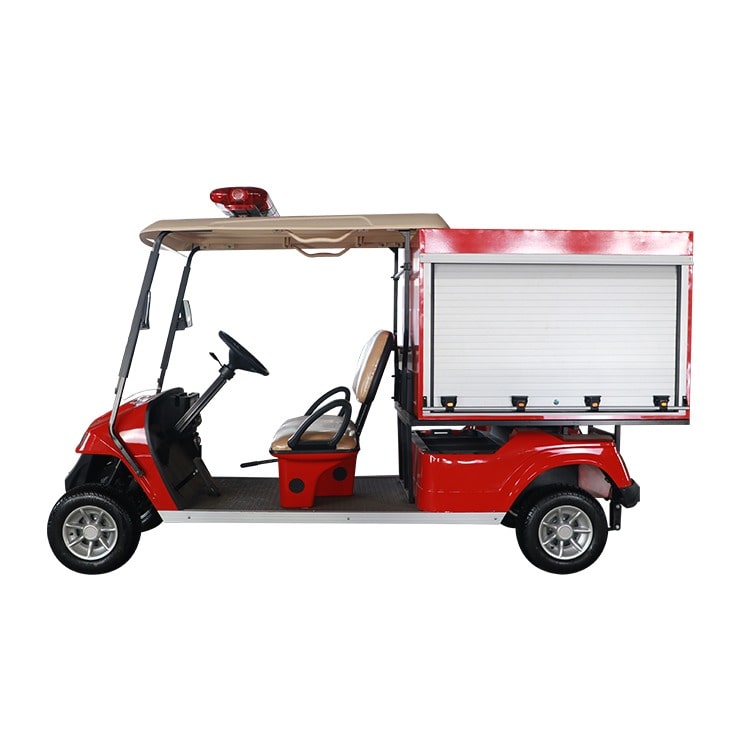 Xe điện cứu hỏa 2 chỗ EAGLE EG2048F trang bị hệ thống chữa cháy chuyên dụng, cơ động, thân thiện môi trường