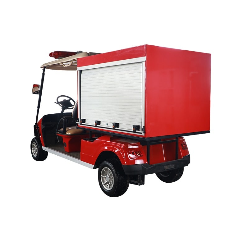 Xe điện cứu hỏa 2 chỗ EAGLE EG2048F trang bị hệ thống chữa cháy chuyên dụng, cơ động, thân thiện môi trường