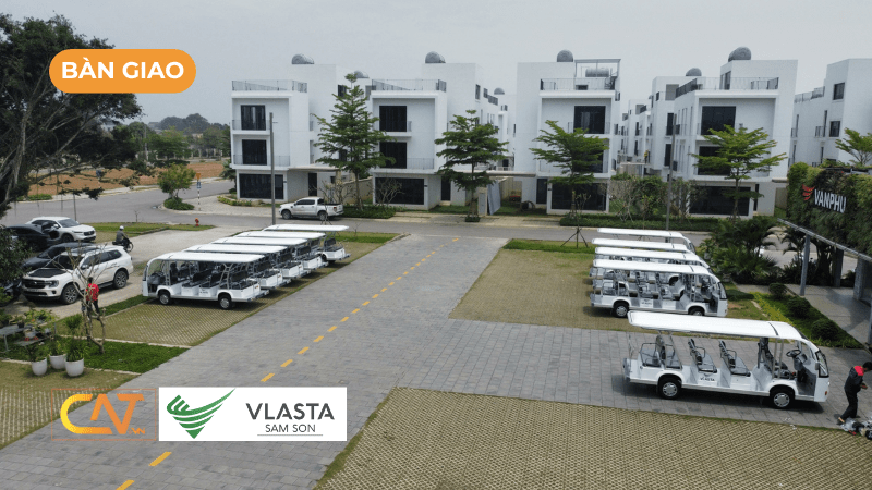 Bàn Giao Xe Điện 14 Chỗ DỰ ÁN VLASTA SẦM SƠN – THANH HÓA