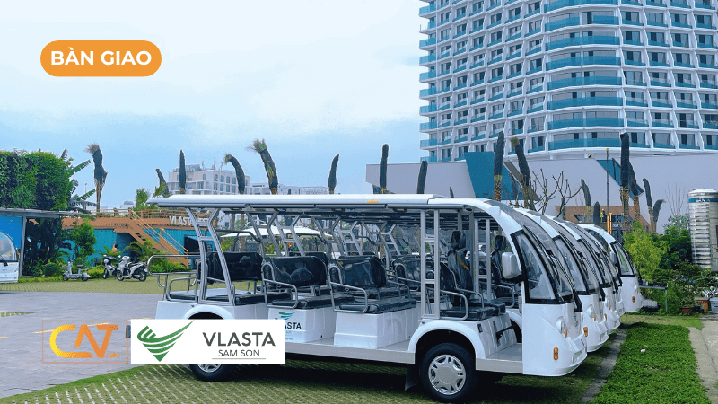 Bàn Giao Xe Điện 14 Chỗ DỰ ÁN VLASTA SẦM SƠN – THANH HÓA