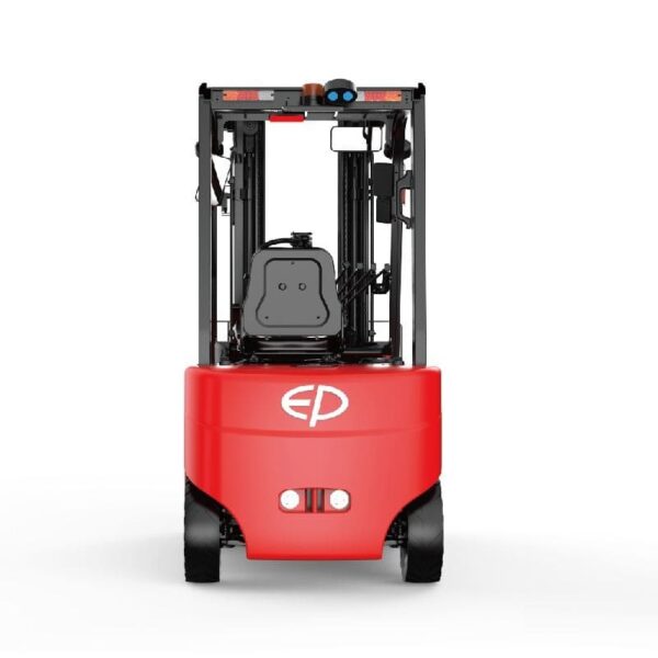 Xe nâng điện ngồi lái EP EFL 183 1.8 tấn, sử dụng hệ thống 80V mạnh mẽ, công nghệ PMSM và lốp lớn đa năng.