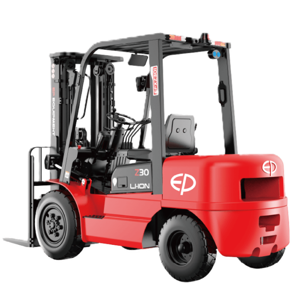 Xe Nâng Điện Tái Chế EP EFXZ-301, 2.5 tấn và 3 tấn, chuyển đổi từ xe dầu sang pin Li-Ion, chất lượng như mới