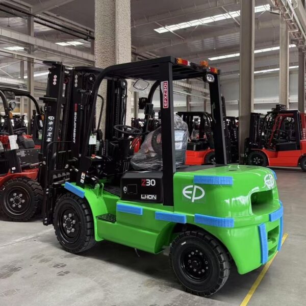 Xe Nâng Điện Tái Chế EP EFXZ-301, 2.5 tấn và 3 tấn, chuyển đổi từ xe dầu sang pin Li-Ion, chất lượng như mới