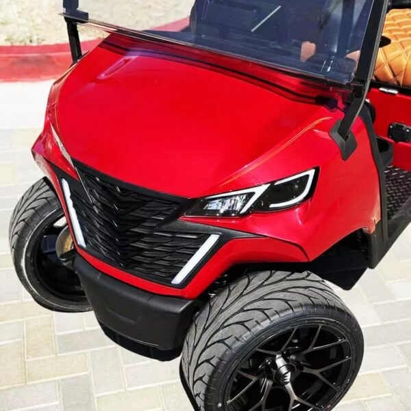 Xe điện sân golf 8 chỗ Eagle EG206EKSZ màu trắng nhập khẩu chính hãng.